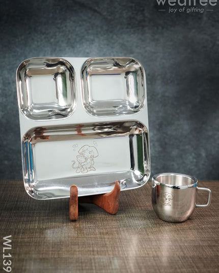 Stainless Steel Thali Set-Small - Wl1399 Kids Utility