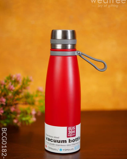 Corporate Gift - Stainless Steel Bottle Bcg0182 Red Office Utility