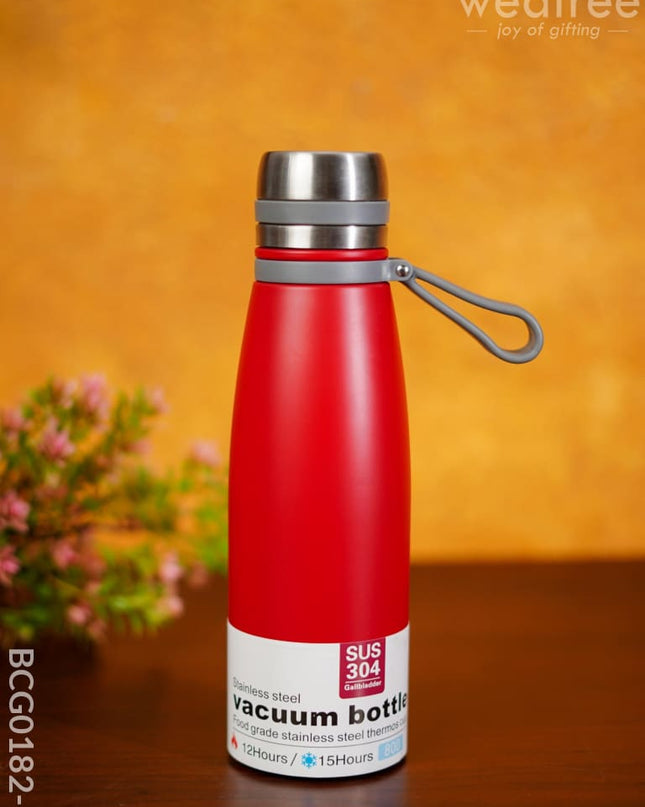 Corporate Gift - Stainless Steel Bottle Bcg0182 Red Office Utility