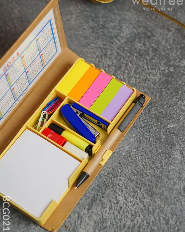 Stationery Organizer With Calendar 2024 - Bcg0211 Office Utility
