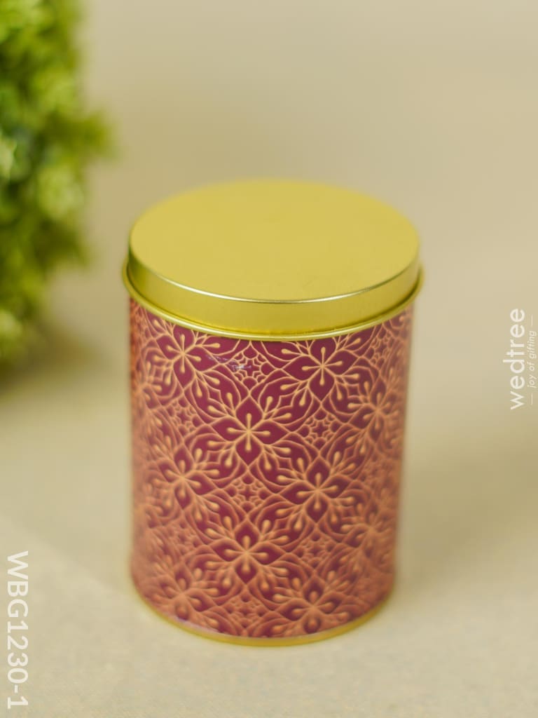 Storage Tin Container - Floral Design Wbg1230-1 Dining Essentials
