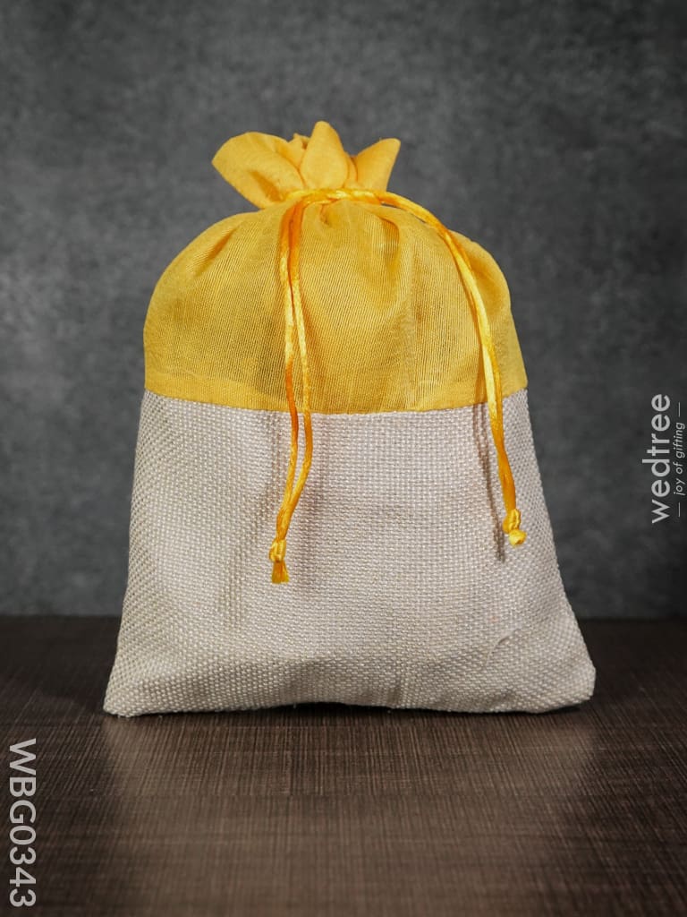 String Bag With Jute Base - 8 X 11Inches Wbg0343 Bags