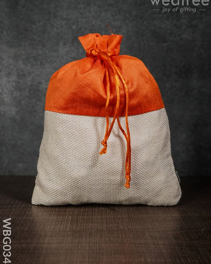 String Bag With Jute Base - 8 X 11Inches Wbg0343 Bags