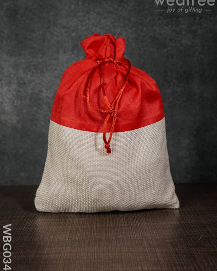 String Bag With Jute Base - 8 X 11Inches Wbg0343 Bags