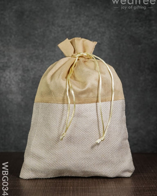 String Bag With Jute Base - 8 X 11Inches Wbg0343 Bags