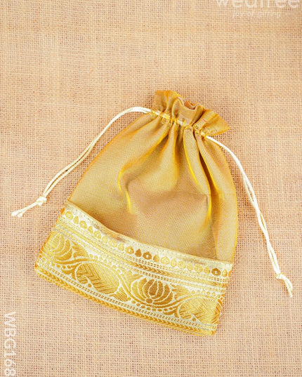 String Bag with Border - WBG1687 - String Bags