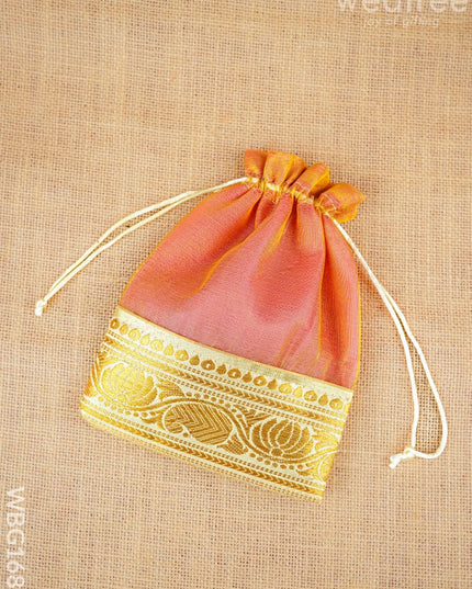 String Bag with Border - WBG1687 - String Bags