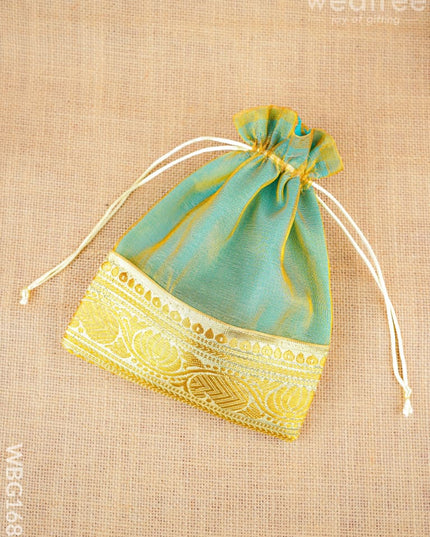 String Bag with Border - WBG1687 - String Bags