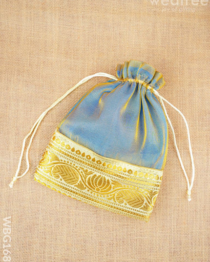 String Bag with Border - WBG1687 - String Bags