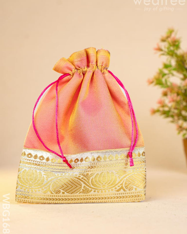 String Bag with Border - WBG1687 String Bags
