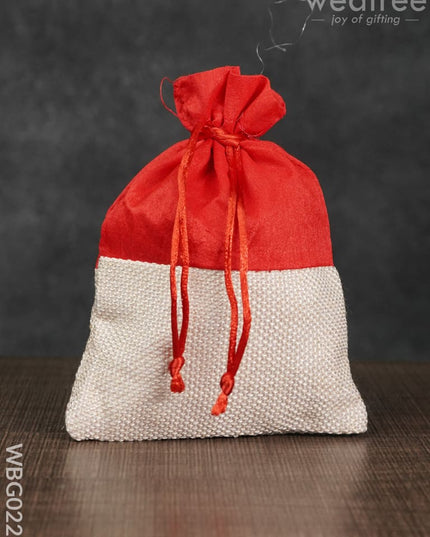 String Bag With Jute Base -5 X 7 Inches - Wbg0227 Bags