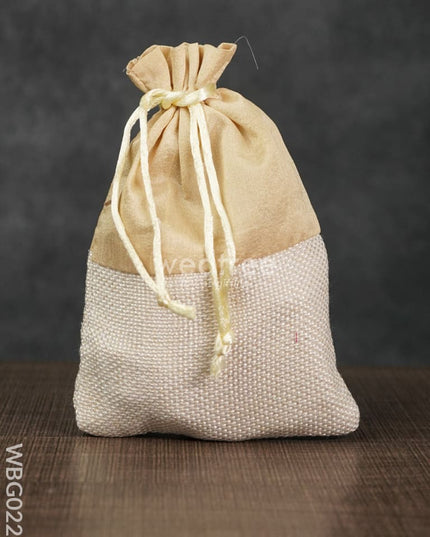 String Bag With Jute Base -5 X 7 Inches - Wbg0227 Bags
