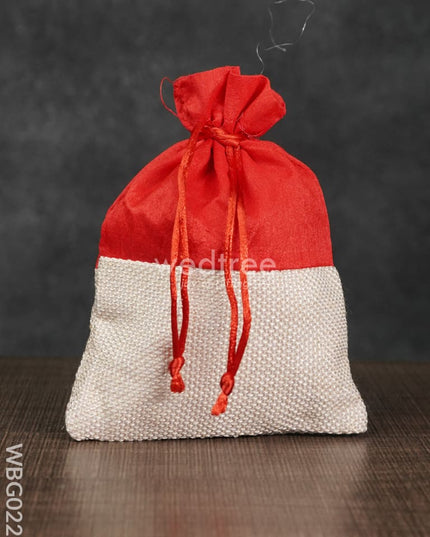 String Bag With Jute Base -5 X 7 Inches - Wbg0227 Bags