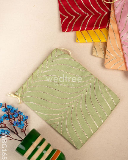 String Bag with Lace - 9x7 inch - WBG1654 String Bags