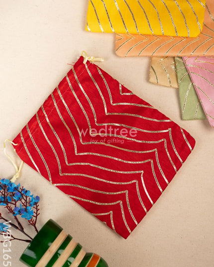 String Bag with Lace - 9x7 inch - WBG1654 String Bags
