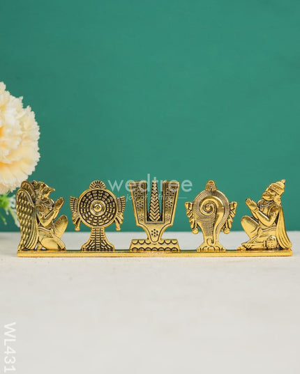 Swarna Golu 2 - Brown Gold Oxidized Padi & Zinc Alloy Murtis Wl4317