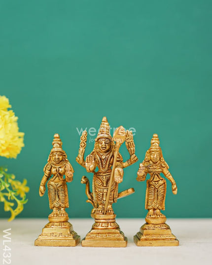 Swarna Golu 3 - Meenakari Padi & Brass Idols Wl4326