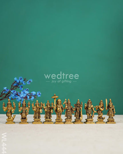 Swarna Golu 5 - Gold Oxidized Padi & Brass Idols Wl4444