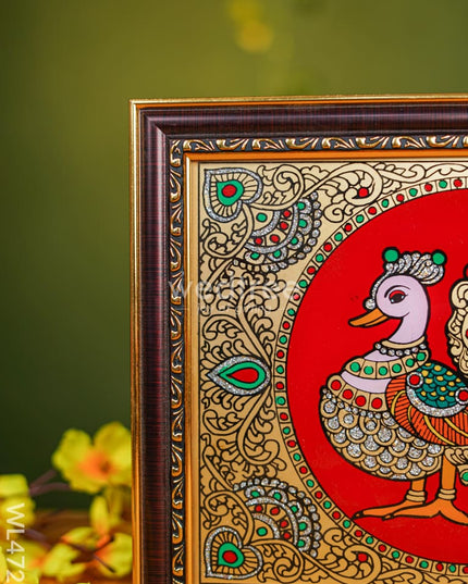 Tanjore Art Photo Frame - Annapakshi 10 X 8 Inch Wl4727 Frames