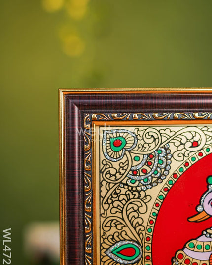 Tanjore Art Photo Frame - Annapakshi 10 X 8 Inch Wl4727 Frames