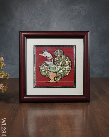 Tanjore Art Photo Frame - Annapakshi Wl2844 Frames