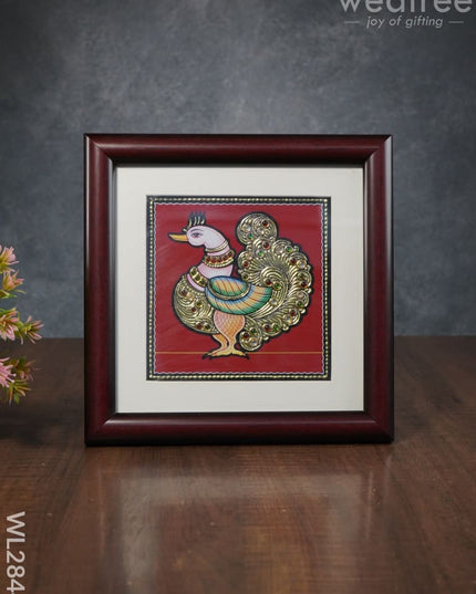 Tanjore Art Photo Frame - Annapakshi Wl2844 Frames