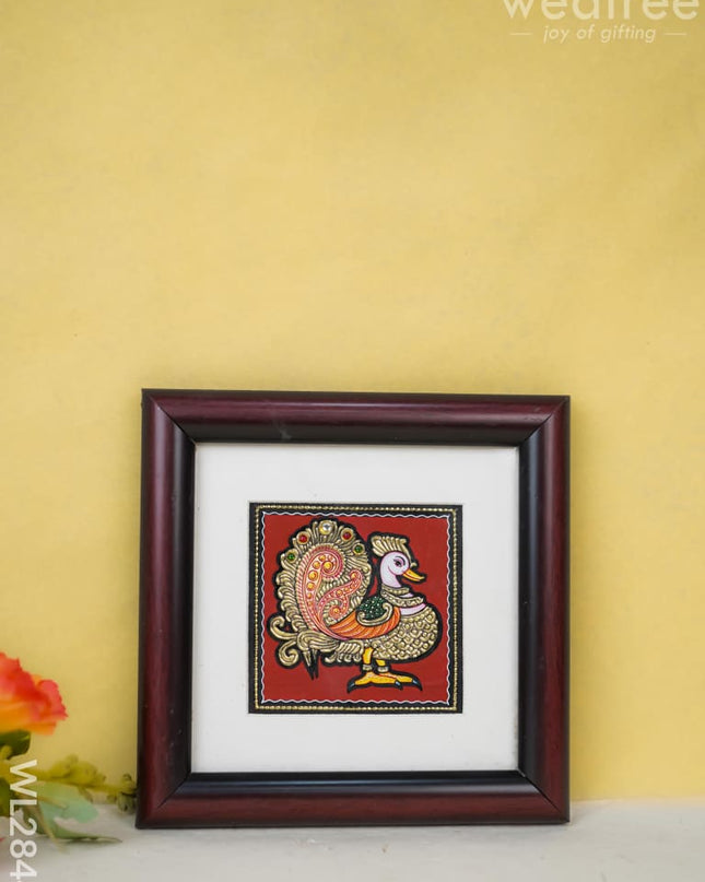 Tanjore Art Photo Frame - Annapakshi Wl2844 Painting