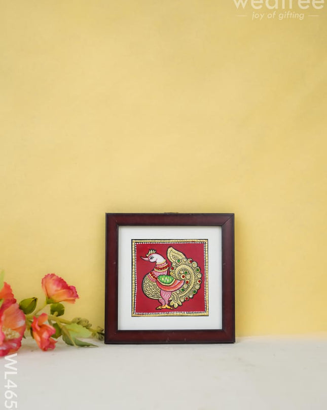 Tanjore Art Photo Frame - Annapakshi Wl4650 Painting