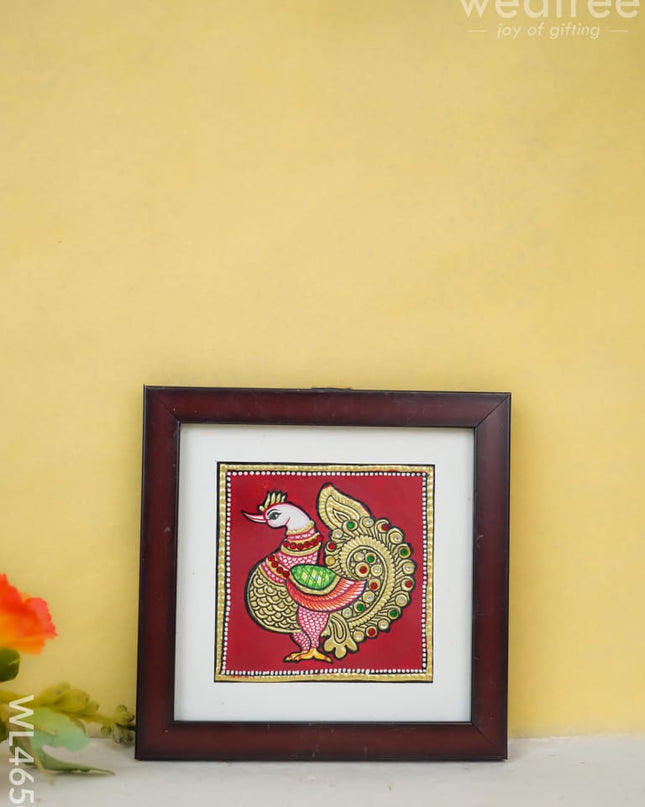 Tanjore Art Photo Frame - Annapakshi Wl4650 Painting