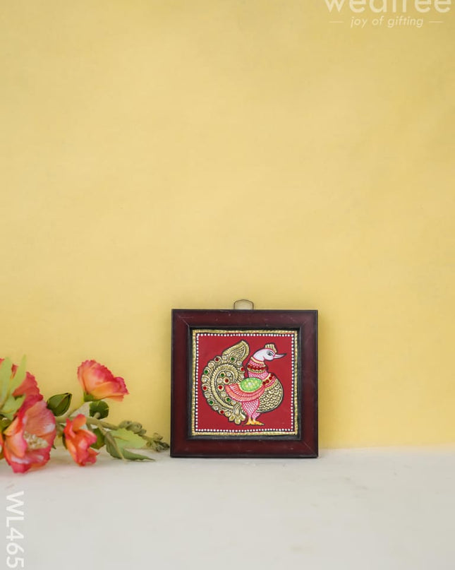 Tanjore Art Photo Frame - Annapakshi Wl4656 Painting