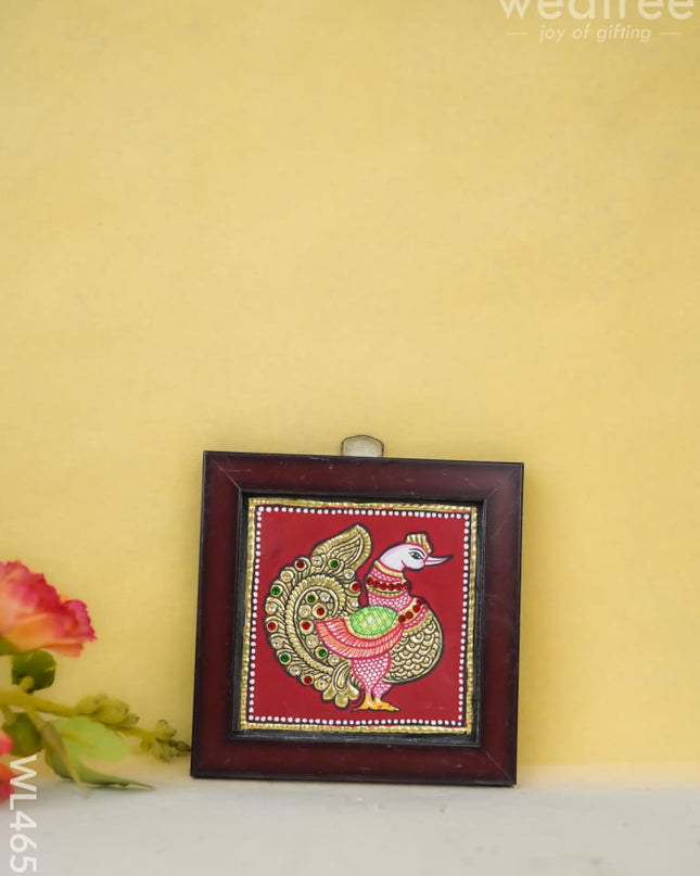 Tanjore Art Photo Frame - Annapakshi Wl4656 Painting