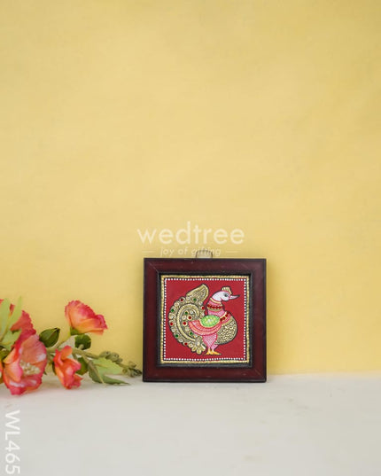 Tanjore Art Photo Frame - Annapakshi Wl4656 Painting