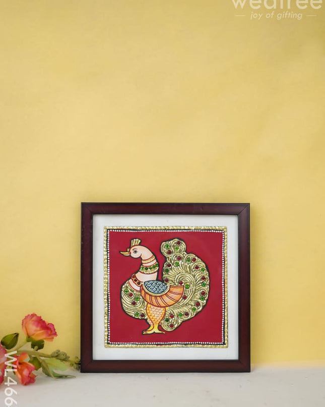 Tanjore Art Photo Frame - Annapakshi Wl4664 Painting