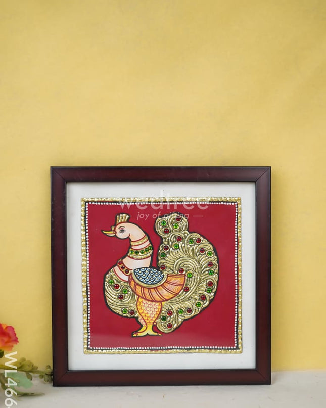 Tanjore Art Photo Frame - Annapakshi Wl4664 Painting
