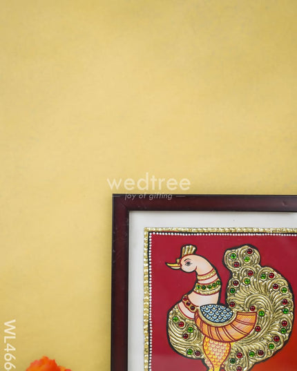 Tanjore Art Photo Frame - Annapakshi Wl4664 Painting