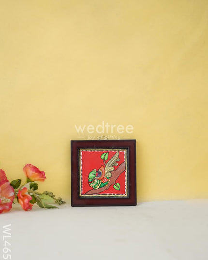 Tanjore Art Photo Frame - Parrot Wl4659 Painting