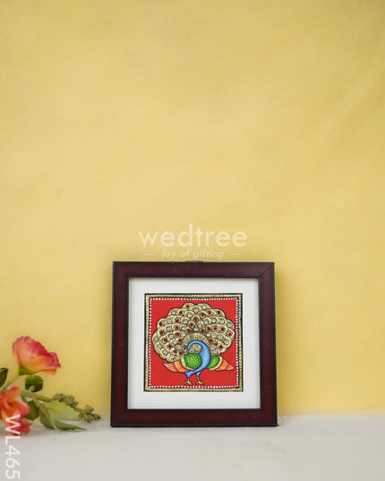 Tanjore Art Photo Frame - Peacock Wl4651 Painting