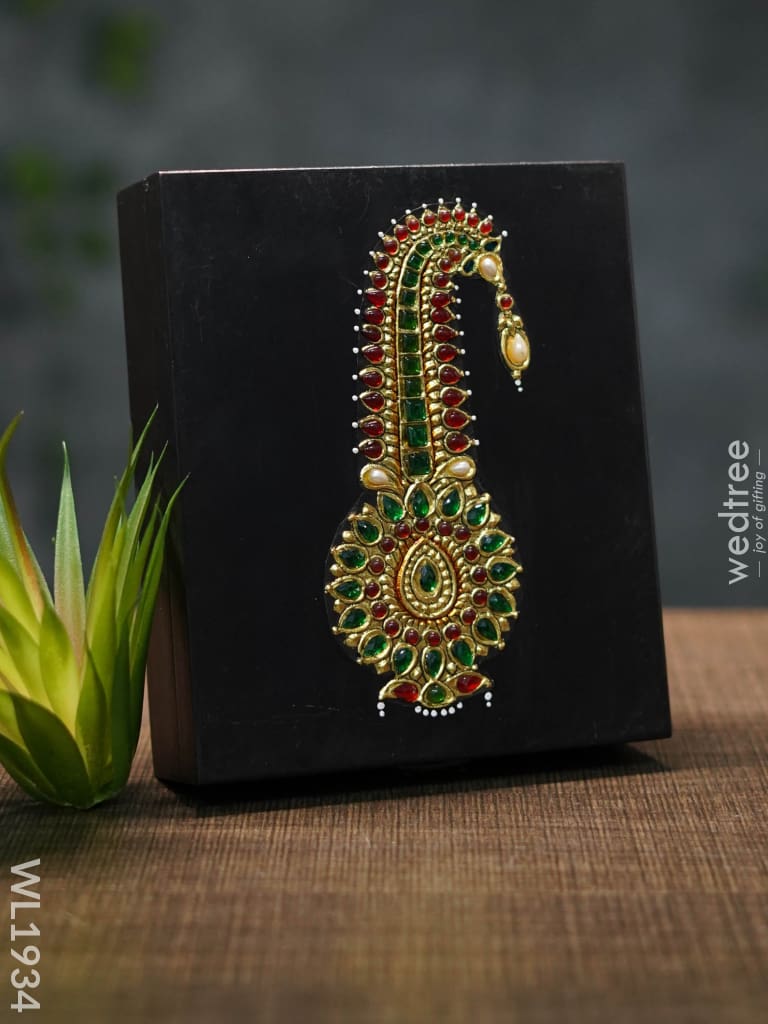 Tanjore Painted Jewel Box (6.5 X 5.5) - Wl1934 Wooden Utility