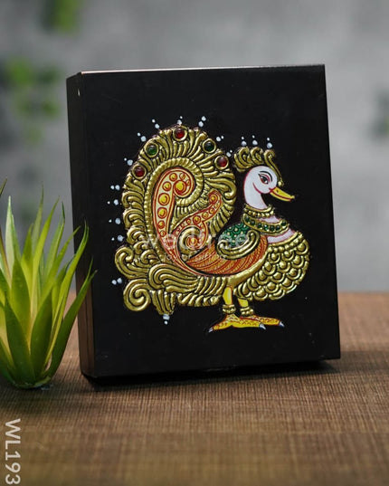 Tanjore Painted Jewel Box (6.5 X 5.5) - Wl1935 Wooden Utility