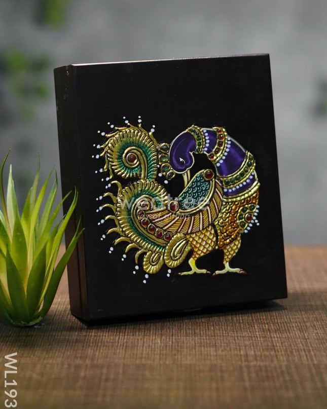 Tanjore Painted Jewel Box (6.5 X 5.5) - Wl1935 Wooden Utility
