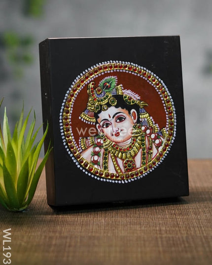Tanjore Painted Jewel Box (6.5 X 5.5) - Wl1936 Wooden Utility
