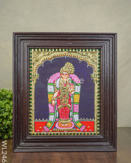 Tanjore Painting Andal - Flat (Gold Foil) 15 X 12 Wl2467