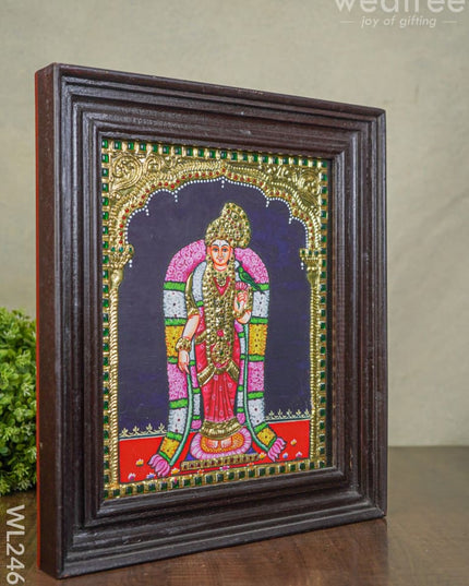 Tanjore Painting Andal - Flat (Gold Foil) 15 X 12 Wl2467