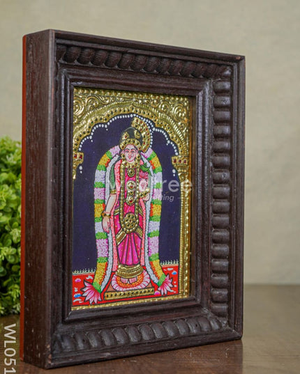 Tanjore Painting Andal - 10X8Inches Wl0517