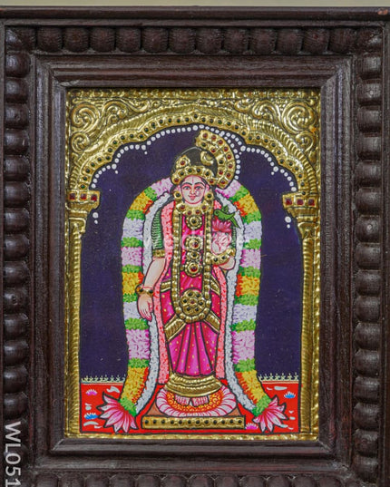 Tanjore Painting Andal - 10X8Inches Wl0517