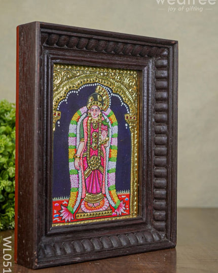 Tanjore Painting Andal - 10X8Inches Wl0517
