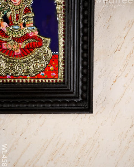 Tanjore Painting - Annapoorani - Flat (Gold Foil) - 10x8 inch - WL4583 - Tanjore Painting