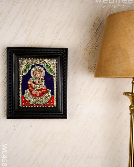 Tanjore Painting - Annapoorani - Flat (Gold Foil) - 10x8 inch - WL4583 - Tanjore Painting