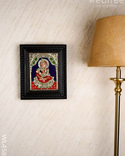 Tanjore Painting - Annapoorani - Flat (Gold Foil) - 10x8 inch - WL4583 - Tanjore Painting