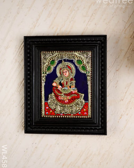 Tanjore Painting - Annapoorani - Flat (Gold Foil) - 10x8 inch - WL4583 - Tanjore Painting